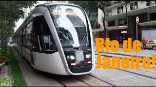 Alstom-Straßenbahnen in Rio de Janeiro (Brasilien)!