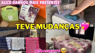 TEVE MUDANÇAS NO QUARTO 🩷 | ALICE GANHOU MAIS PRESENTES | NEM ACREDITO 🥹