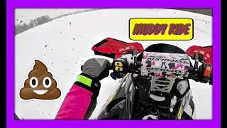 Ski-Doo MXZX 600 ho Riding in Buffalos Bipolar Winters