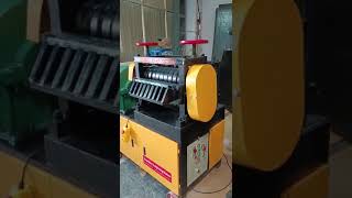 स्क्रैप बार स्ट्रेटनिंग मशीन | Scrap Bar Straightening Machine #youtube #machinery #construction