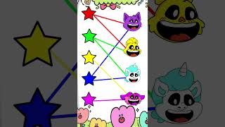 Smiling Critters MIX COLOR ❤️💚💛 Please help me pass puzzle game! #shorts #puzzle #sprunki