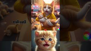 Imotional Expression 😭😶‍🌫️💔 ll #shorts #trollcat3 #sad #catlover ‪#catvideos