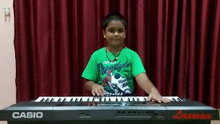 sri Ramachandra kripalu bhaja mana song by master laxman on keyboard casio CTX-9000IN