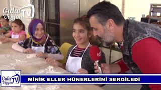 MİNİK ELLER HÜNERLERİNİ SERGİLEDİ