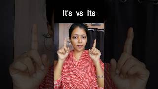 It's and Its difference | spoken English #shorts