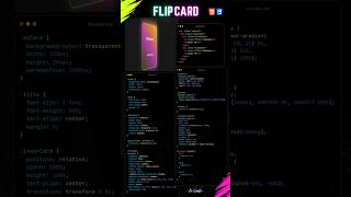 Flip Card in HTML and CSS 🏞 | #shorts #html #css #reactjs #inxcode #coding #developer