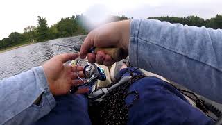 ICE FISHING FROM A KAYAK