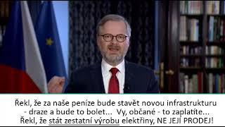 Co řekl Fiala? Cíl ODS je "privatizace" zisku a zestátnění nákladů! Zisk překupníkům, náklady lidem