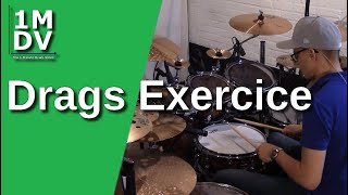 1MDV - The 1-Minute Drum Video #79 : Drags Exercice