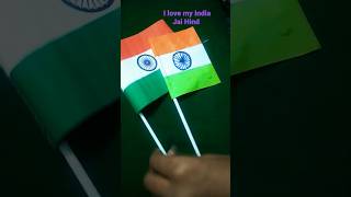 Very easy to make a Indian Flag Happy Republic day Friends