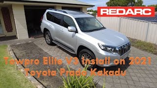 Redarc Towpro Elite V3 - Install on Toyota Prado 150 2021 Kakadu