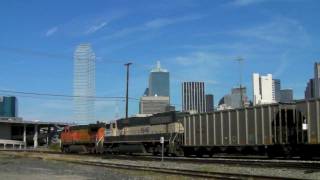 BNSF 5701 thru downtown Dallas, Tx. 11/05/2011 ©