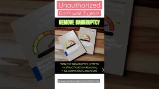 Removal bankruptcy from credit report #creditrepair