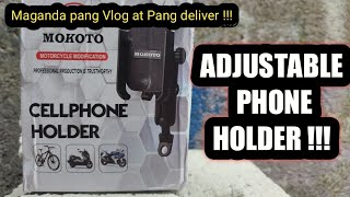 Adjustable Phone Holder Review na maganda para sa motor natin