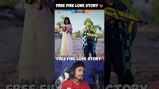 Free Fire Love Story 💗❤️ #shorts Amit FF Comedy l Swasti Reacts