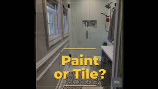 Bathroom Remodel: Paint or Tile?