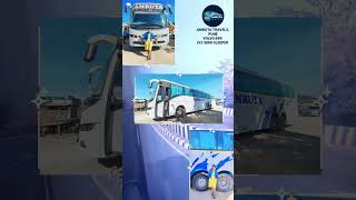 AMRUTA TRAVELS 🚍 VOLVO B9R 2×2 SEMI SLEEPER #travel #volvo #sleeper #viral #shorts