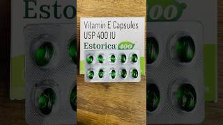 Estorica 400 Capsule | Vitamin E Capsule#shorts #youtubeshorts #viral #shortvideo