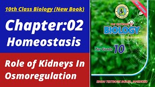 Osmoregulation in kidney | Biology class 10 chapter 2 | Class 10 new biology book