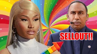 NIKKI MINAJ CRASHES OUT ON STEPHEN A SMITH FOR DEFENDING JAY Z