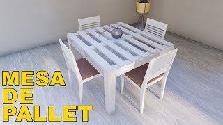 MESA DE PALLET | Veja os detalhes |