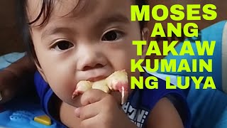 PAMBIHIRA  KATAKAW ITONG BATANG SI MOSES LUYANG NAKAPATONG AGAD NAKUHA AT KINAIN