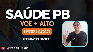 Saúde PB - Legislação - Resolução de Questões