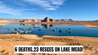 Lake Mead reports 6 deaths, 23 rescues