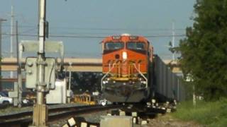 BNSF 5616 detour coal train on the KCS at Plano, Tx. 07/16/2011 ©