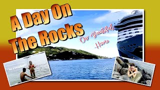 Unexpected adventure to the rocks! Tortola, British Virgin Islands #tortola  #cruiseshiptravel