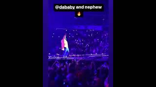 Dababy brought out his nephew to stage during concert🔥 #shorts #dababy #concert