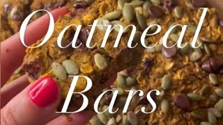 Oatmeal Bars | Barras de Avena