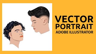 Vector Portrait Design In Adobe Illustrator | @DesignScenes