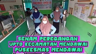 Senam Peregangan Puskesmas Mendawai Lagu Dayak