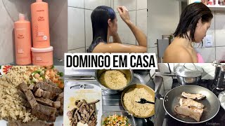 RECEITA do DOMINGO Fiz Carne SEM ÓLEO - Fiz nutrição WELLA INVIGO no cabelo.