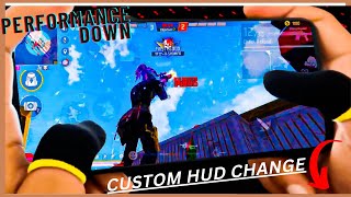 CUSTOM HUD`` CHANGE 🎯#day1 PERFORMANCE 😱|| HIGH SPEED 🔥UNDER 5DAYS