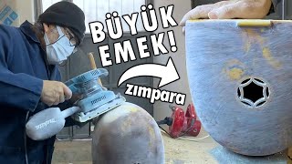 BU İŞTE BÜYÜK EMEK VAR! | Baştan Sona Saz Yapımı ( 13 ) #yapraksazevi