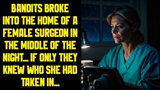 Bandits broke into the home of a female surgeon in the middle of the night    If only they knew w