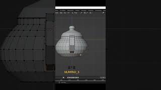 3D Teapot Modeling In blender part-02-mds design #shorts ☕