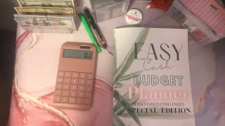 February Paycheck 1 Budget with Me & Mini saving challenges stuffing of my 100 envelopes and $2500