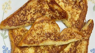 QUICK AND EASY FRENCH TOAST WITH ONLY 4 INGREDIENTS