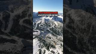 J’atterris dans les stations de ski dans les Alpes avec un F18