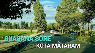 Suasana Sore Jalan Kota Mataram Lombok NTB