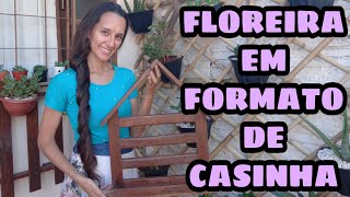 Floreira em Formato de Casinha # Floreira Vertical