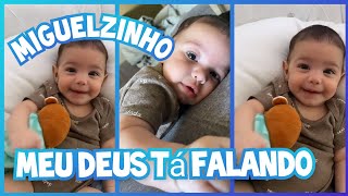 🌻 MEUS DEUS MIGUEL TA QUASE FALANDO 😱🥰