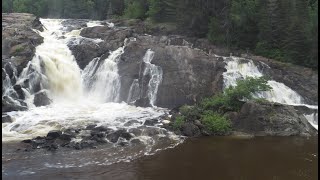 Looking for waterfalls around Kap Kig- Iwan Provincial Park