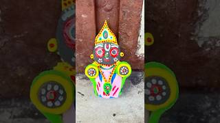 DIY JAGANNATH CLAY IDOL MAKING 🌸 / #shorts #jagannath #rathyatra #craft #diy @crafterdebika