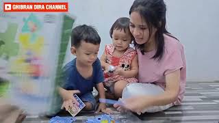 [UNBOXING] PUZZLE MAINAN EDUKASI PESAWAT, GHIBRAN DAN DIRA REBUTAN