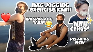 JOGGING EXERCISE SA UMAGA!✨ IBALIK NATIN ANG DATING KATAWAN!😂 -ChristianPelaezVlogs