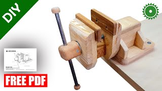 Wooden Vise Making DIY +PDF